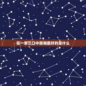 在一家三口中属相最好的是什么，一家三口一个属相都属马好不好？