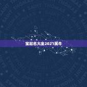 宝起名大全2021属牛，2021年属牛男孩名字，适合儒雅大气的名字