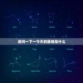 请问一下一今天的属相是什么，我想查一下今天是什么日子什么属相