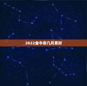 2022金牛命几月更好，2022 年鼠是什么命