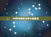 1986年属虎36岁以后命运，86年属虎的更佳贵人
