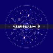 牛宝宝取小名大全2021款，牛宝宝小名大全2021洋气
