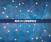属虎2022婚姻感情运，2022年属虎人的全年运势