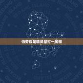 伯劳应是精灵是打一属相，吕不韦打一生肖 属相是