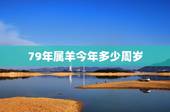 79年属羊今年多少周岁，79年属羊人幸运数字