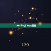 1985年6月29的属相，1985年农历六月二十九日是属什么？什么星座