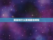 属鼠和什么属相最佳婚配，属鼠的属相婚配表 属鼠的和什么属相最配？