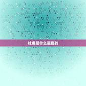 杜甫是什么星座的，诸葛亮是什么星座的？