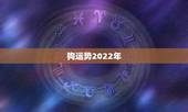 狗运势2022年，2022年属狗人的全年运势