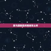 属马跟属鼠的姻缘怎么样，男属马女属鼠婚姻状况