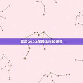 算命2022年各生肖的运程，算命2022年运势