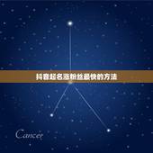 抖音起名涨粉丝最快的方法 2023最火网名