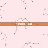 12生肖每日运势，12生肖今年运气