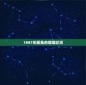 1987年属兔的婚姻状况，1987年属兔35岁运气