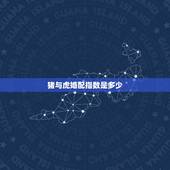 猪与虎婚配指数是多少，属猪男与属虎，女五行婚配合适吗还是属相婚配准？