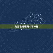 九宫合婚表两个不一样，两人八字合婚