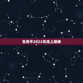 生肖牛2022年走上巅峰，属牛2022年运势完整版