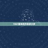 1967属羊的今年多少岁，1967年多大2022