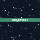 55年出生的今年多大，一九五五年出生算多少岁