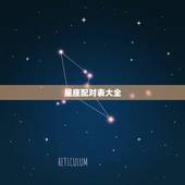 星座配对表大全，星座配对