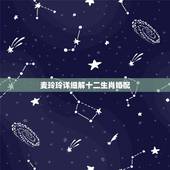 麦玲玲详细解十二生肖婚配，麦玲玲生肖配对男猴VS女鸡