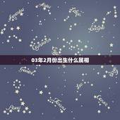 03年2月份出生什么属相，03年岀生的属什么