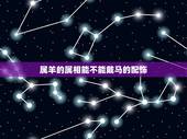 属羊的属相能不能戴马的配饰，属羊的能戴马的戒指吗？