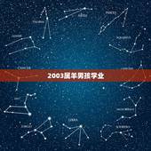 2003属羊男孩学业，2003癸未羊年八月二九女