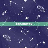 周易八字起名大全，宝宝取名，周易，八字？