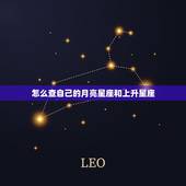 怎么查自己的月亮星座和上升星座 怎么看太阳月亮上升星座