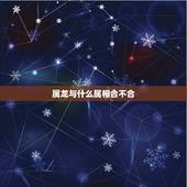 属龙与什么属相合不合，属龙和什么属相不合