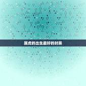 属虎的出生最好的时辰，出生时辰属虎戴什么招财进宝