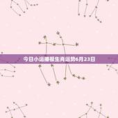 今日小运播报生肖运势6月23日，今日特吉生肖小运播报抽监