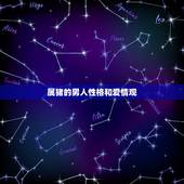 属猪的男人性格和爱情观，属猪的爱情观专一吗