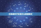 水瓶座双子女是什么属相配对，水瓶座和双子座配吗