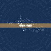婚姻配对查询，生肖配对查询表
