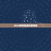 2023招财转运抖音昵称，2023适合一辈子抖音网名