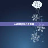 66年属马有几次婚姻，属马的人遇到情人是不是真心