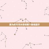 属马的天河水命和哪个属相最好，属马配什么属相最好