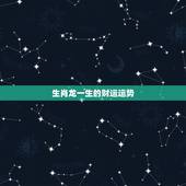 生肖龙一生的财运运势 生肖龙的一生财运如何