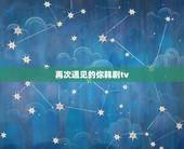 再次遇见的你韩剧tv，近几年有什么经典好看的韩剧？