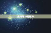 生肖马10月运势，属马人2010年运势