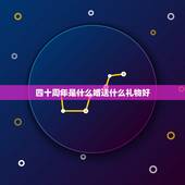 四十周年是什么婚送什么礼物好，结婚四十年是什么婚送什么礼物