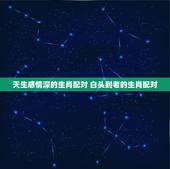 天生感情深的生肖配对 白头到老的生肖配对