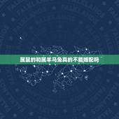 属鼠的和属羊马兔真的不能婚配吗，属羊的和属鼠的合吗