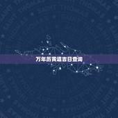 万年历黄道吉日查询，万年历黄道吉日查询