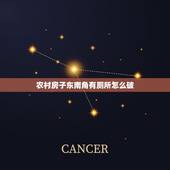 农村房子东南角有厕所怎么破，风水，东南角生气位是个厕所，该如何化解？要