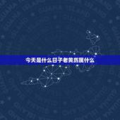 今天是什么日子老黄历属什么，今天是按老黄历算是什么日子？