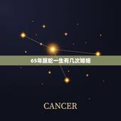 65年属蛇一生有几次婚姻，属蛇男第二次婚姻在什么时候