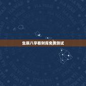生辰八字看财库免费测试，生辰八字测算免费八字终身详批